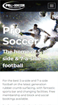 Mobile Screenshot of pro-soccer.co.uk
