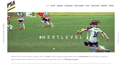 Desktop Screenshot of pro-soccer.co